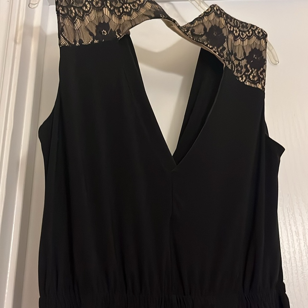 Emma &Michele black Jumsuit size 12 wide leg